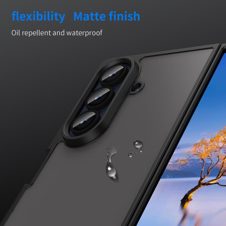 For Samsung Galaxy Z Fold7 5G Fan Dun Series TPU Hybrid PC Frosted Phone Case