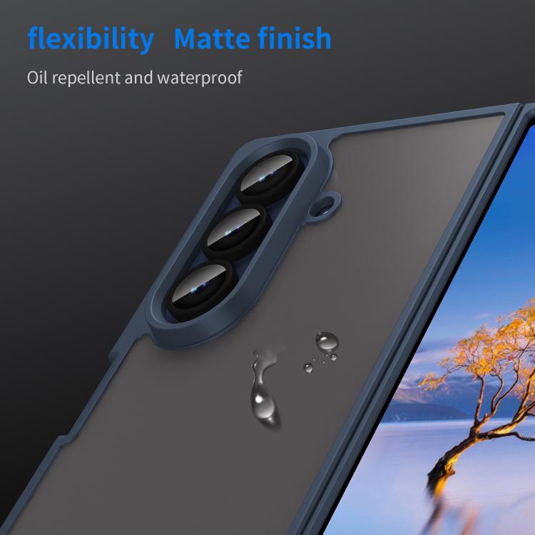 For Samsung Galaxy Z Fold7 5G Fan Dun Series TPU Hybrid PC Frosted Phone Case