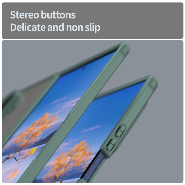 For Samsung Galaxy Z Fold7 5G Fan Dun Series TPU Hybrid PC Frosted Phone Case