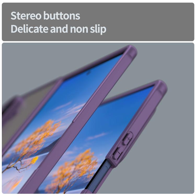 For Samsung Galaxy Z Fold7 5G Fan Dun Series TPU Hybrid PC Frosted Phone Case