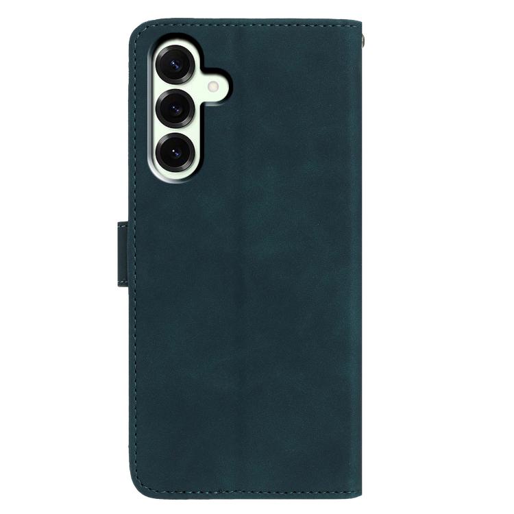 For Samsung Galaxy A17 5G Moonlit Butterfly Dance Pattern Embossed Leather Phone Case
