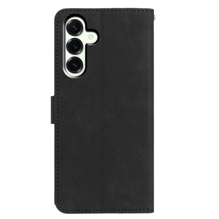For Samsung Galaxy A17 5G Moonlit Butterfly Dance Pattern Embossed Leather Phone Case
