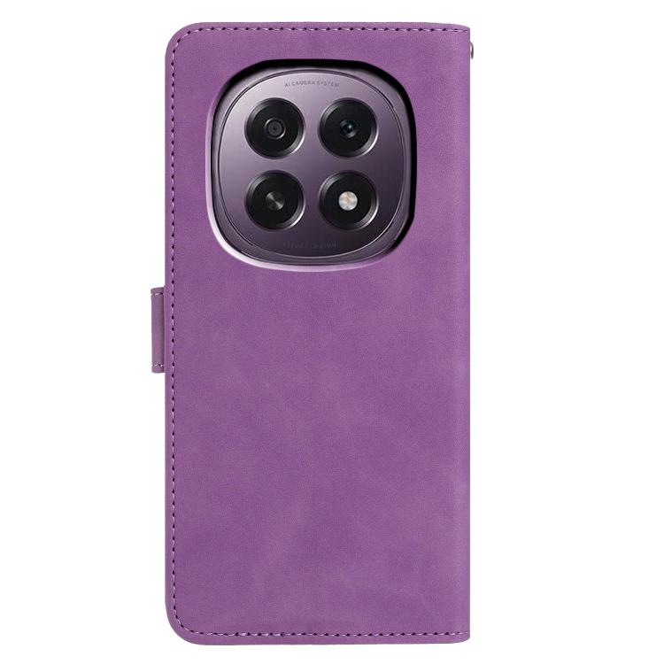 For OPPO A5 5G Global Moonlit Butterfly Dance Pattern Embossed Leather Phone Case