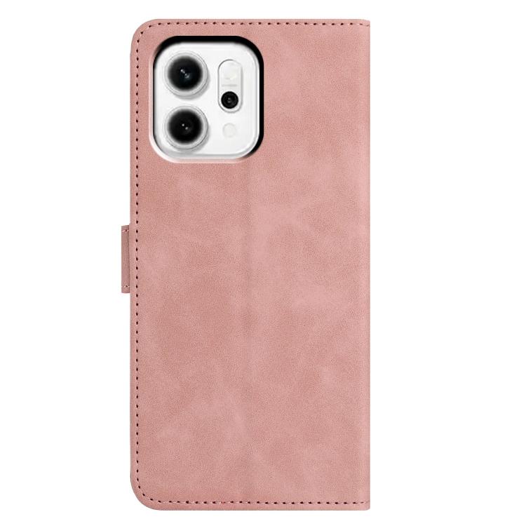 For OPPO Reno14 5G Global Moonlit Butterfly Dance Pattern Embossed Leather Phone Case