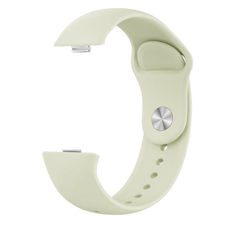 For Huawei Watch Fit3 / Fit4 / Fit4 Pro Nail Buckle Solid Color Silicone Watch Band