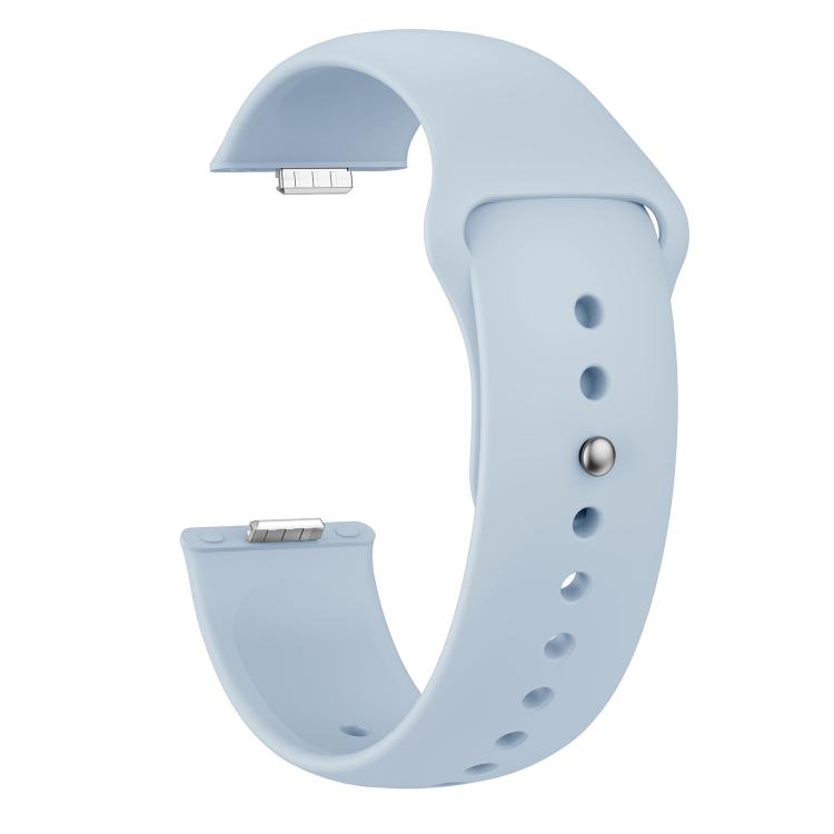 For Huawei Watch Fit3 / Fit4 / Fit4 Pro Nail Buckle Solid Color Silicone Watch Band