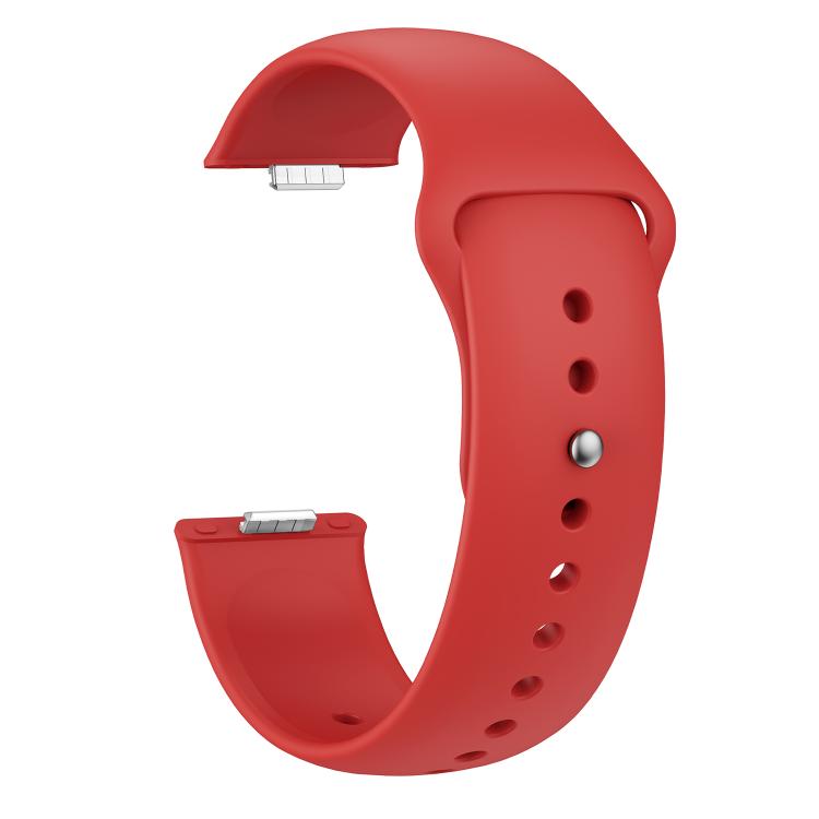 For Huawei Watch Fit3 / Fit4 / Fit4 Pro Nail Buckle Solid Color Silicone Watch Band