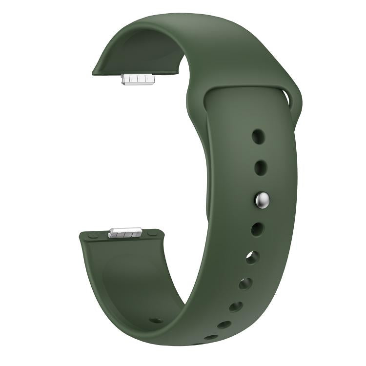 For Huawei Watch Fit3 / Fit4 / Fit4 Pro Nail Buckle Solid Color Silicone Watch Band