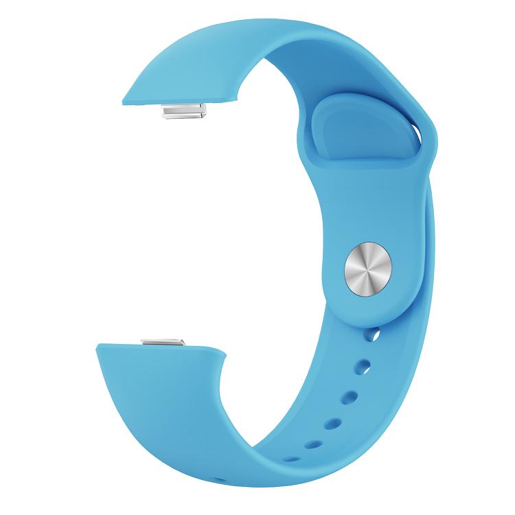 For Huawei Watch Fit3 / Fit4 / Fit4 Pro Nail Buckle Solid Color Silicone Watch Band