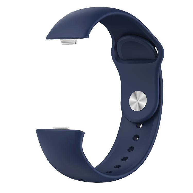 For Huawei Watch Fit3 / Fit4 / Fit4 Pro Nail Buckle Solid Color Silicone Watch Band