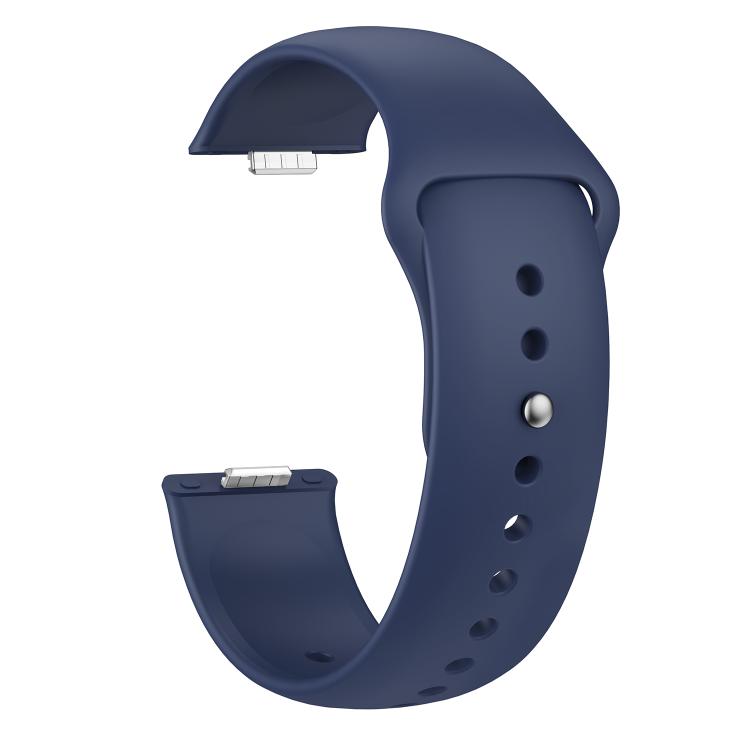 For Huawei Watch Fit3 / Fit4 / Fit4 Pro Nail Buckle Solid Color Silicone Watch Band
