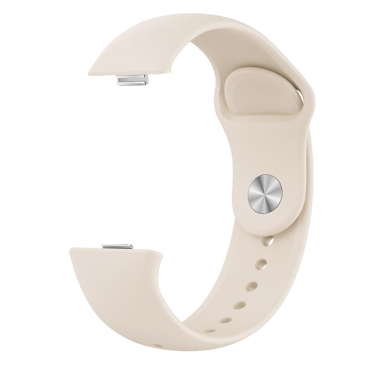 For Huawei Watch Fit3 / Fit4 / Fit4 Pro Nail Buckle Solid Color Silicone Watch Band