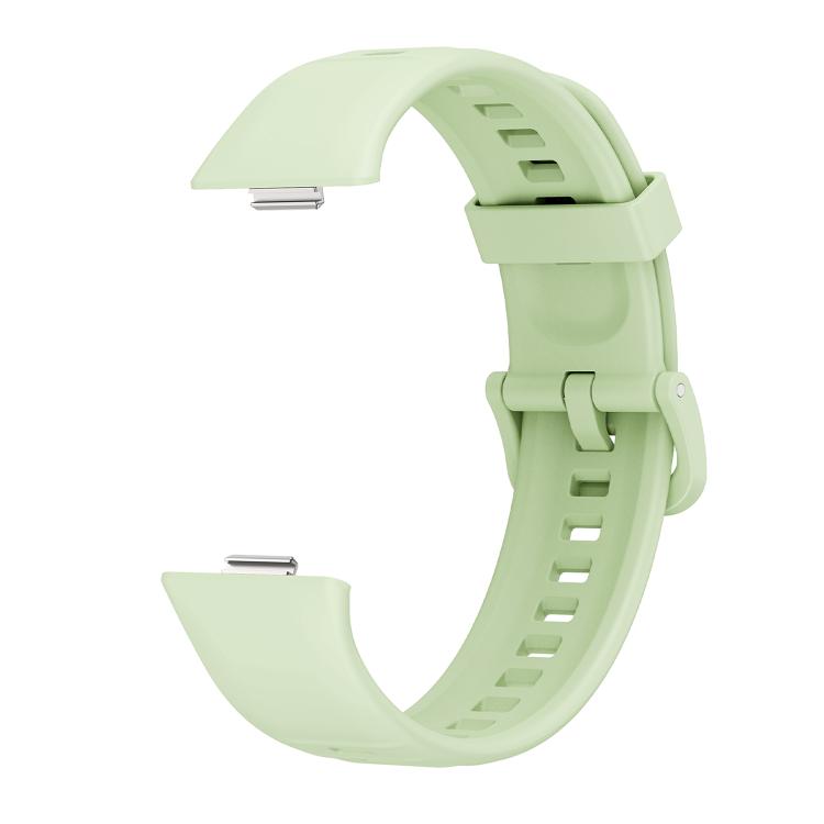 For Huawei Watch Fit3 / Fit4 / Fit4 Pro Colorful Buckle Solid Color Silicone Watch Band