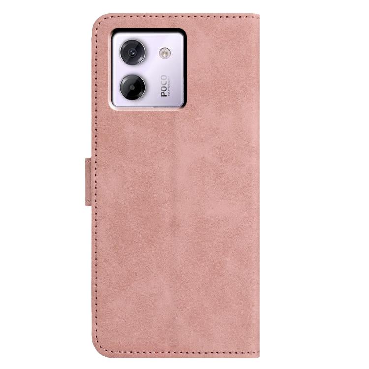 For Xiaomi Poco M7 Pro 5G Moonlit Butterfly Dance Pattern Embossed Leather Phone Case