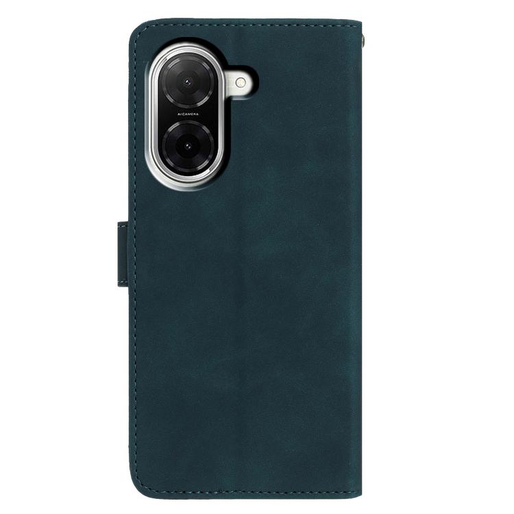 For Xiaomi Poco C71 Global Moonlit Butterfly Dance Pattern Embossed Leather Phone Case