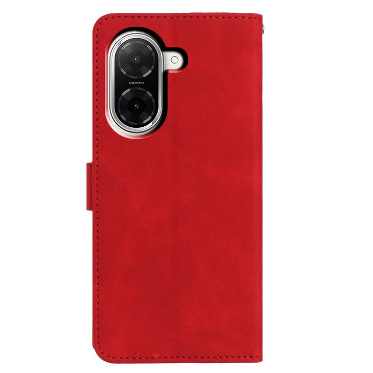 For Xiaomi Poco C71 Global Moonlit Butterfly Dance Pattern Embossed Leather Phone Case
