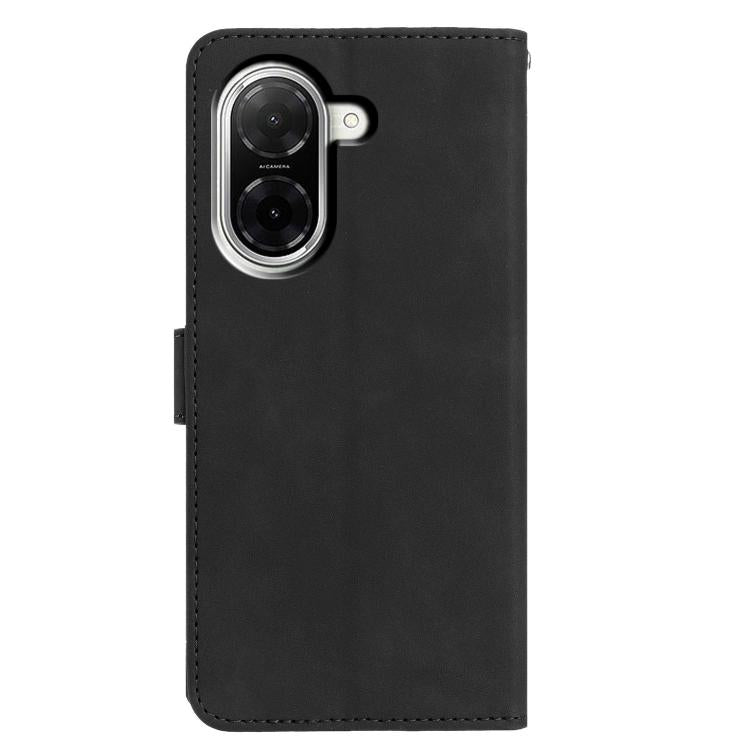 For Xiaomi Poco C71 Global Moonlit Butterfly Dance Pattern Embossed Leather Phone Case
