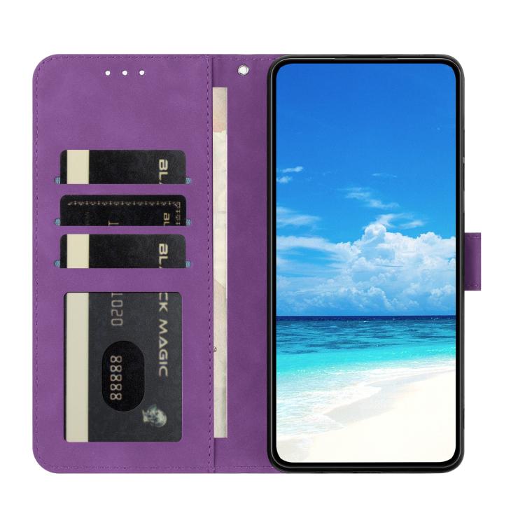 For Xiaomi 15T 5G Moonlit Butterfly Dance Pattern Embossed Leather Phone Case