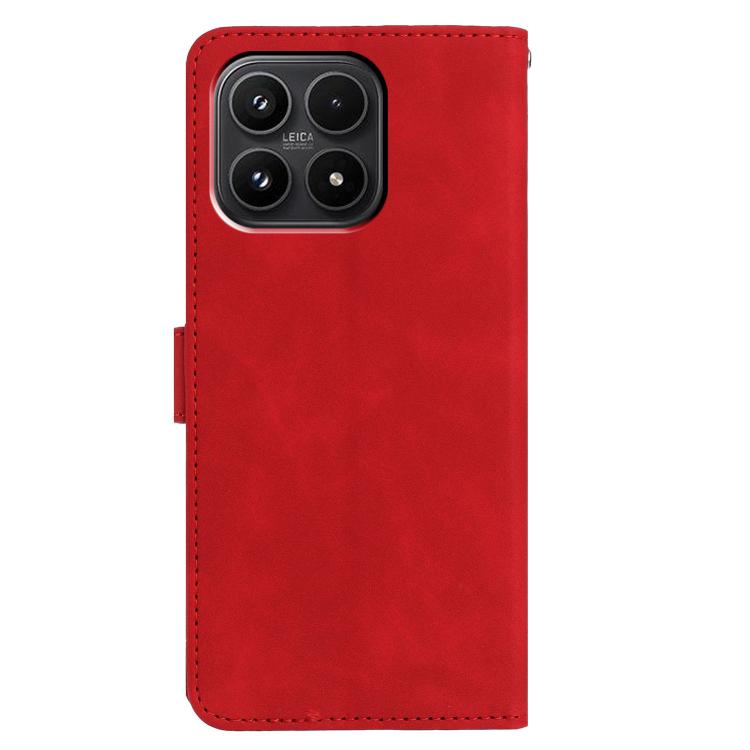 For Xiaomi 17 Moonlit Butterfly Dance Pattern Embossed Leather Phone Case