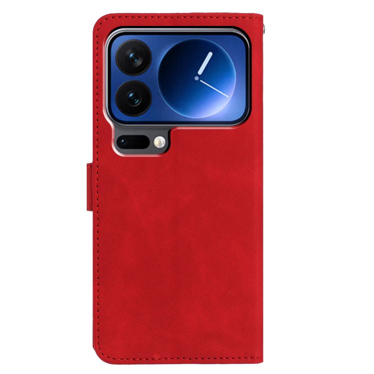 For Xiaomi 17 Pro Moonlit Butterfly Dance Pattern Embossed Leather Phone Case