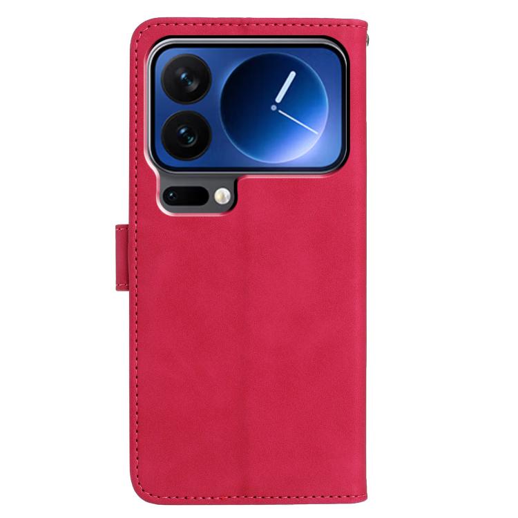 For Xiaomi 17 Pro Max Moonlit Butterfly Dance Pattern Embossed Leather Phone Case