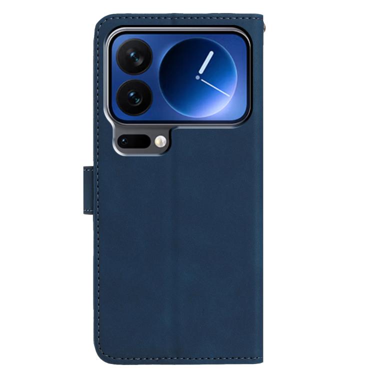 For Xiaomi 17 Pro Max Moonlit Butterfly Dance Pattern Embossed Leather Phone Case
