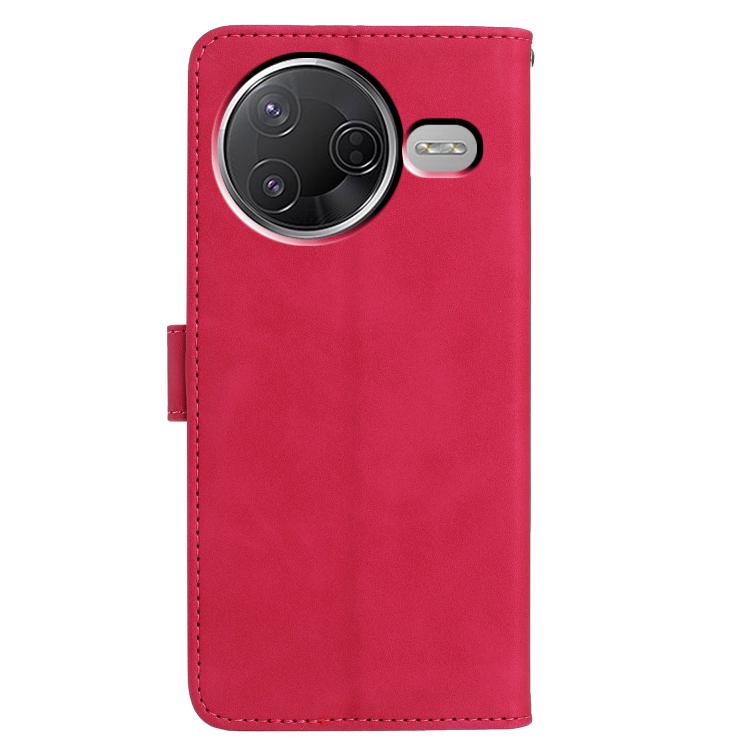 For Redmi K80 / K80 Pro Moonlit Butterfly Dance Pattern Embossed Leather Phone Case