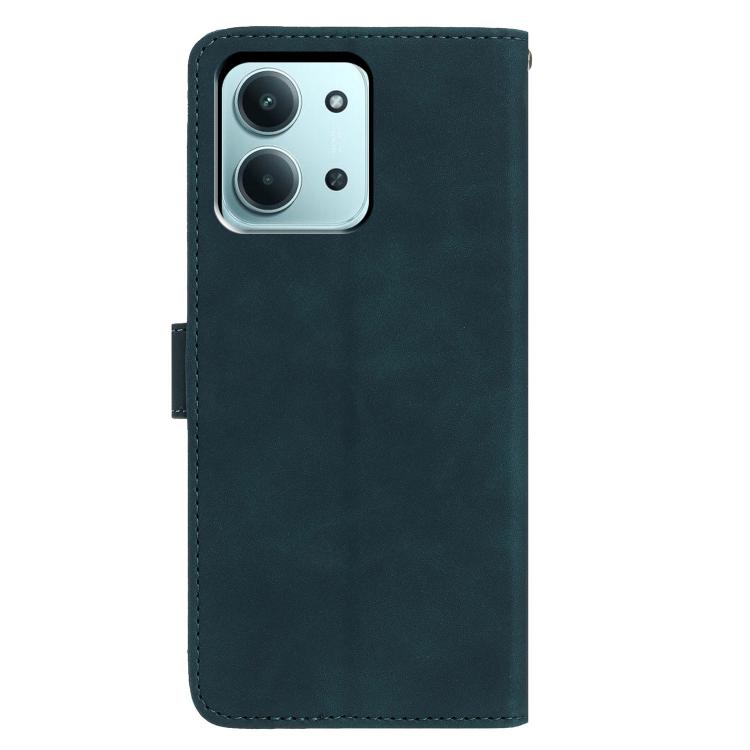 For Redmi 15C 5G / 4G Global 171mm Moonlit Butterfly Dance Pattern Embossed Leather Phone Case
