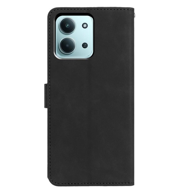For Redmi 15C 5G / 4G Global 171mm Moonlit Butterfly Dance Pattern Embossed Leather Phone Case