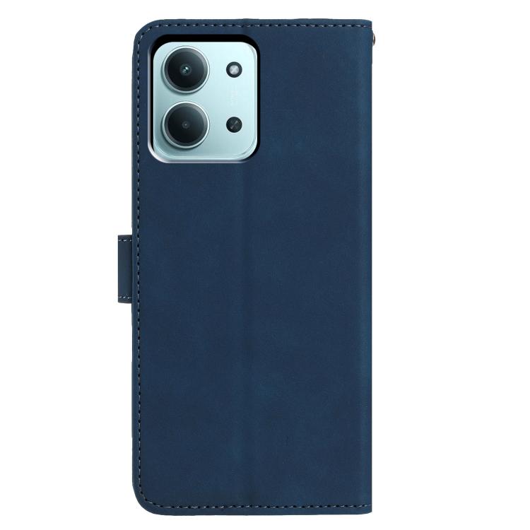 For Redmi 15C 5G / 4G Global 171mm Moonlit Butterfly Dance Pattern Embossed Leather Phone Case