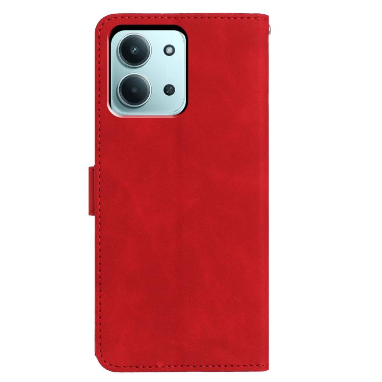 For Redmi 15C 5G / 4G EU 173mm Moonlit Butterfly Dance Pattern Embossed Leather Phone Case