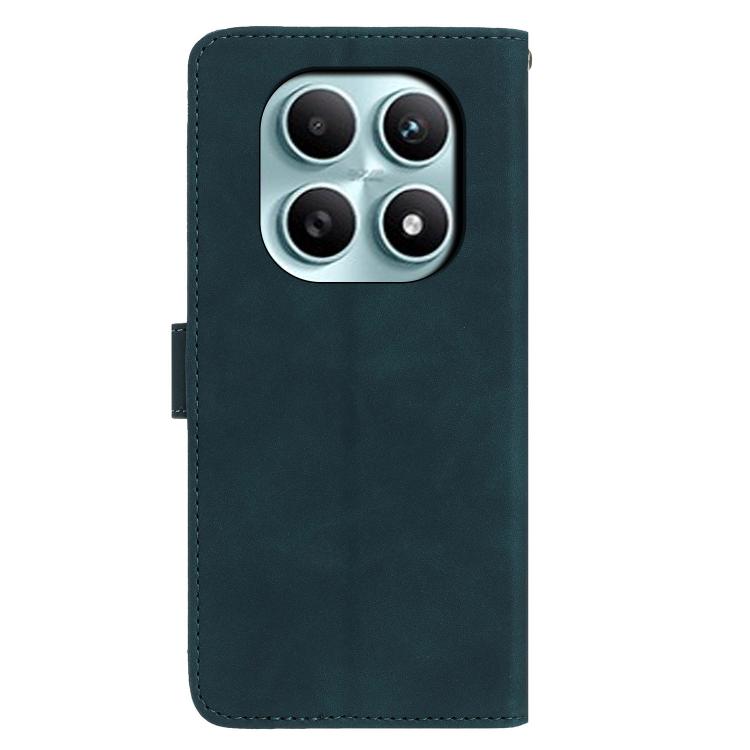 For Redmi Note 15 5G Global 164mm Moonlit Butterfly Dance Pattern Embossed Leather Phone Case