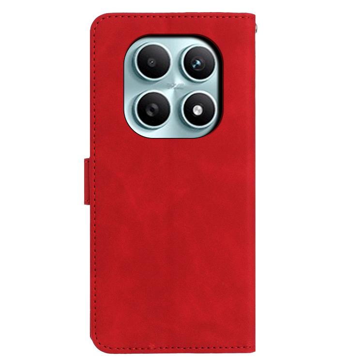 For Redmi Note 15 5G Global 164mm Moonlit Butterfly Dance Pattern Embossed Leather Phone Case