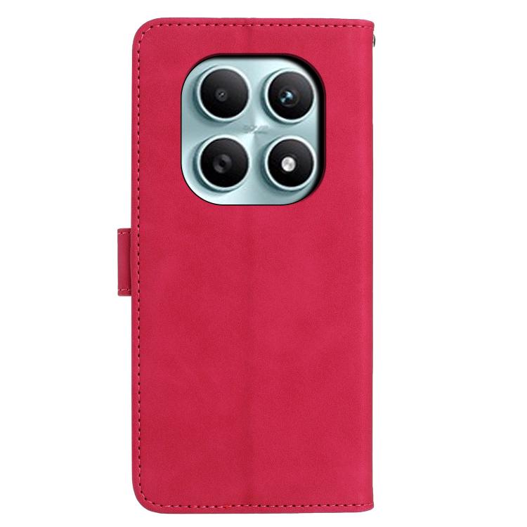 For Redmi Note 15 5G Global 164mm Moonlit Butterfly Dance Pattern Embossed Leather Phone Case