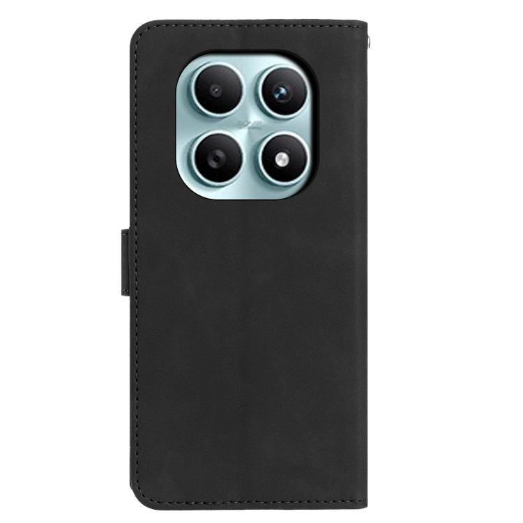 For Redmi Note 15 5G Global 164mm Moonlit Butterfly Dance Pattern Embossed Leather Phone Case
