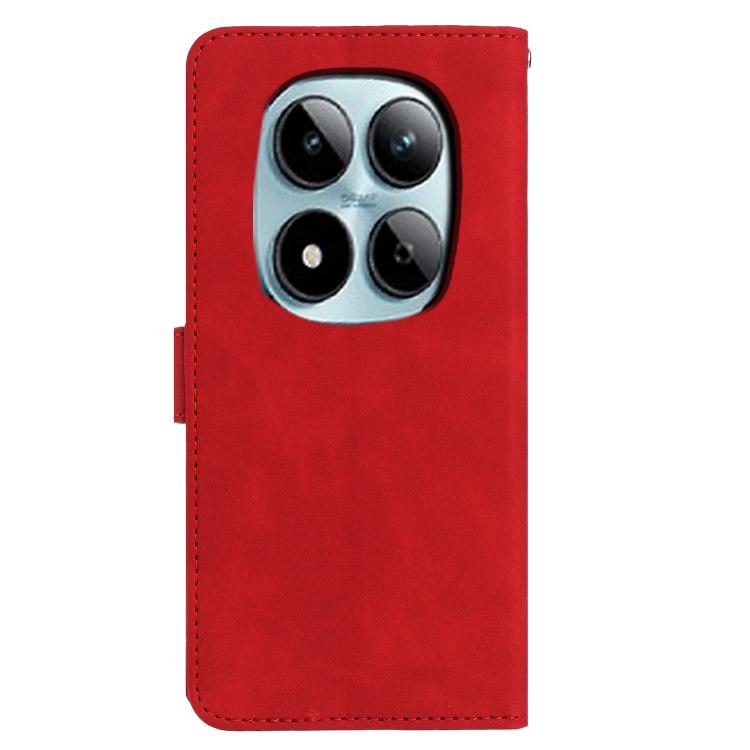 For Redmi Note 15 Pro 5G Global 163.6 Moonlit Butterfly Dance Pattern Embossed Leather Phone Case