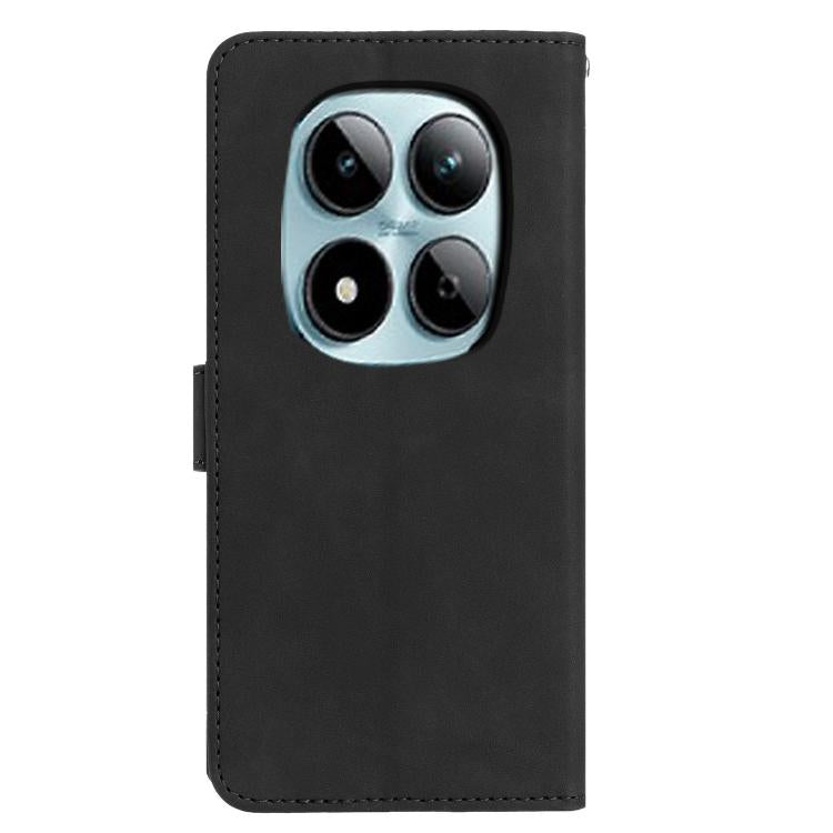 For Redmi Note 15 Pro 5G Global 163.6 Moonlit Butterfly Dance Pattern Embossed Leather Phone Case