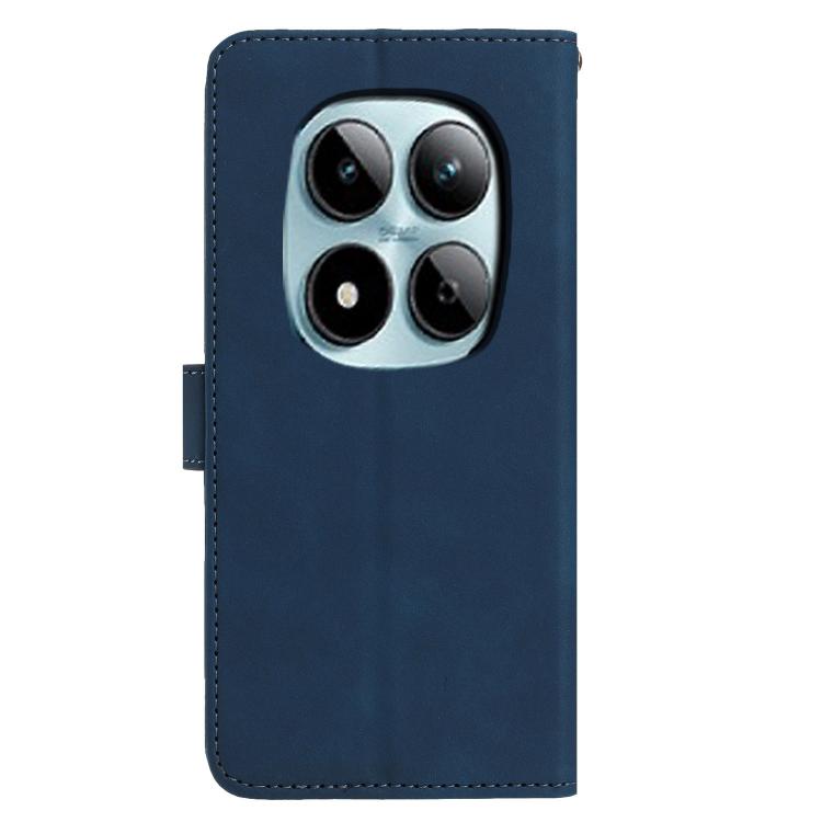 For Redmi Note 15 Pro 5G Global 163.6 Moonlit Butterfly Dance Pattern Embossed Leather Phone Case
