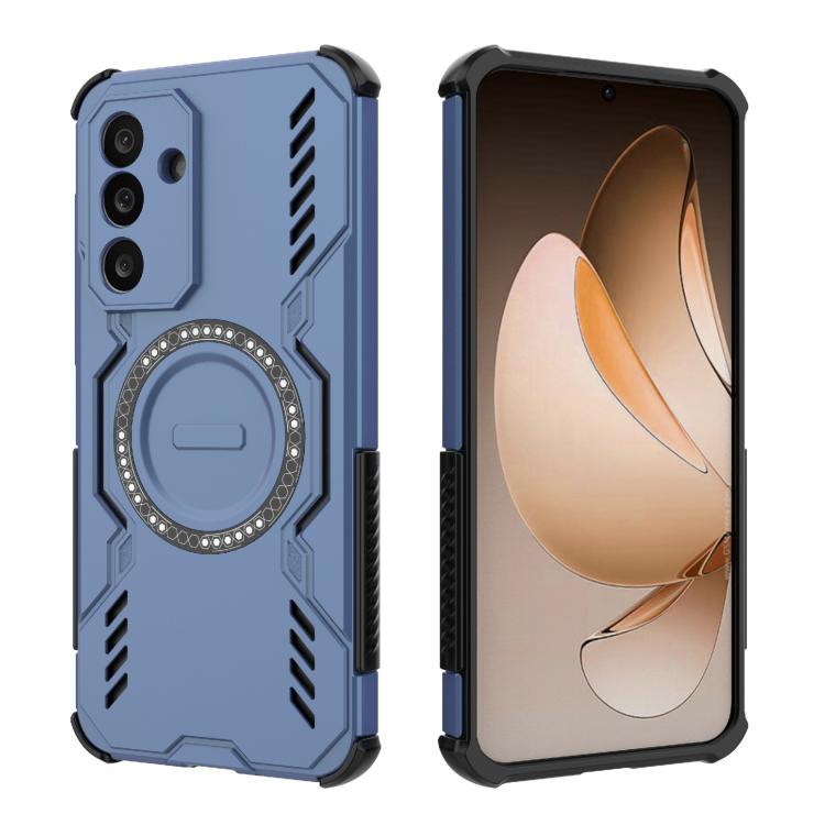 For Samsung Galaxy M56 5G Butterfly Armor MagSafe Magnetic Ring Shockproof Phone Case