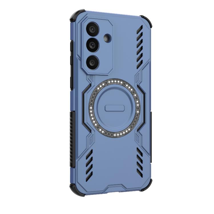 For Samsung Galaxy M56 5G Butterfly Armor MagSafe Magnetic Ring Shockproof Phone Case