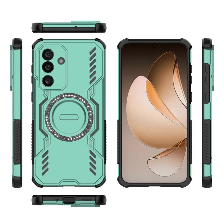 For Samsung Galaxy M56 5G Butterfly Armor MagSafe Magnetic Ring Shockproof Phone Case