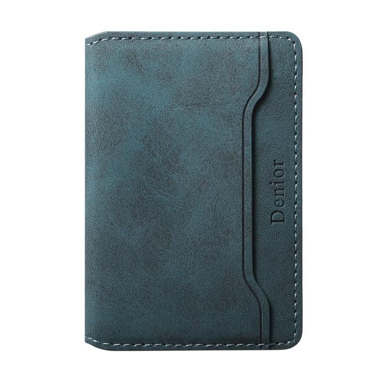 Denior V08 Magsafe Wallet Retro Texture Leather Magnetic Card Holder Bag