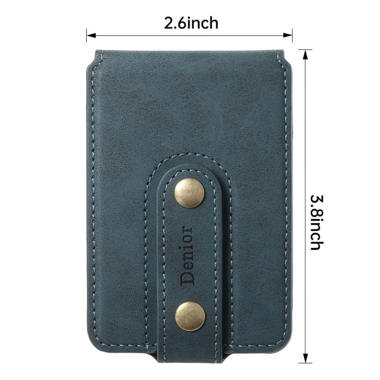 Denior V09 Magsafe Wallet Retro Texture Leather Magnetic Phone Holder Card Bag