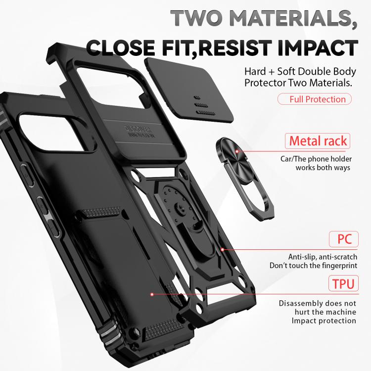 For Google Pixel 10 Pro Sliding Camshield Holder Phone Case