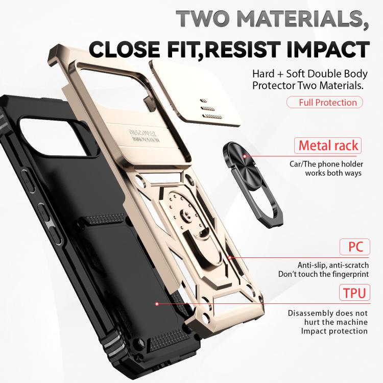For Google Pixel 10 Pro Sliding Camshield Holder Phone Case