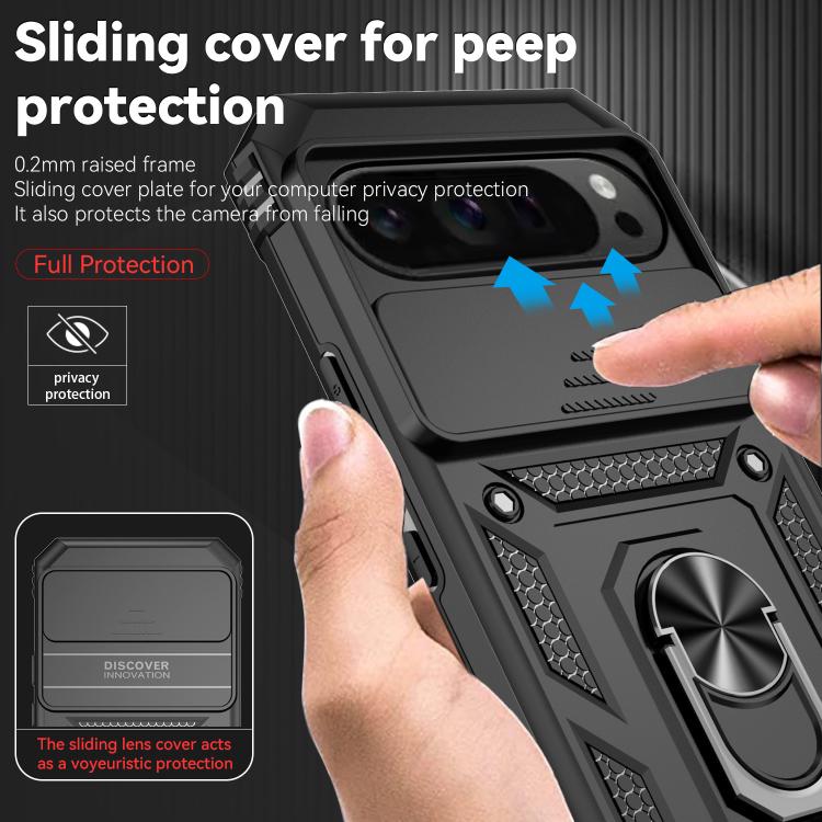 For Google Pixel 10 Pro XL Sliding Camshield Holder Phone Case
