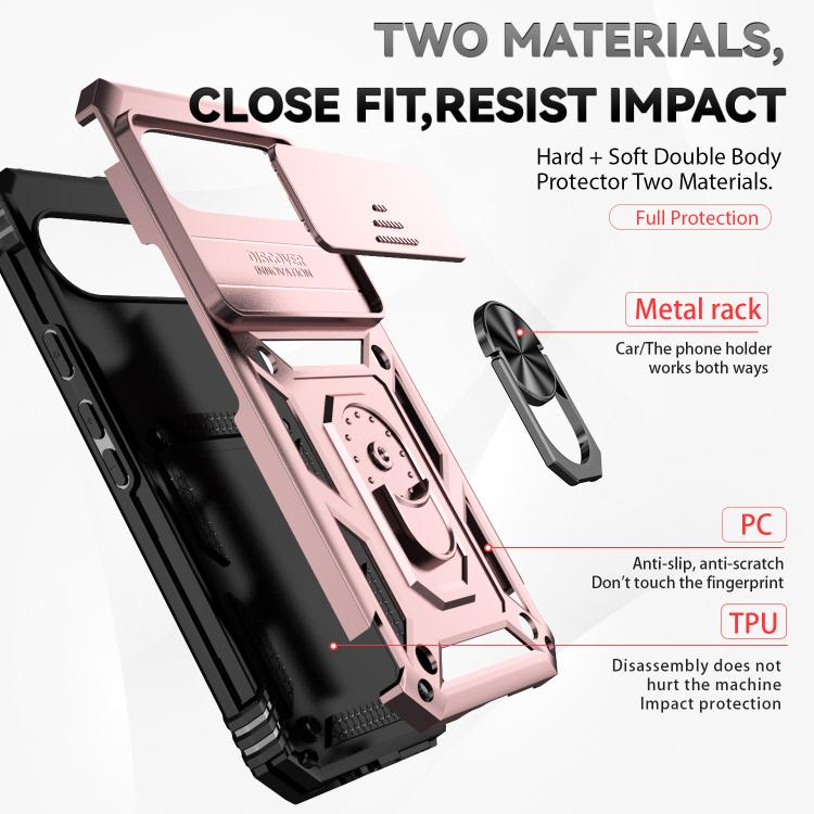 For Google Pixel 10 Pro XL Sliding Camshield Holder Phone Case