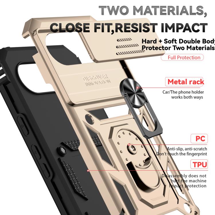 For Google Pixel 10a Sliding Camshield Holder Phone Case