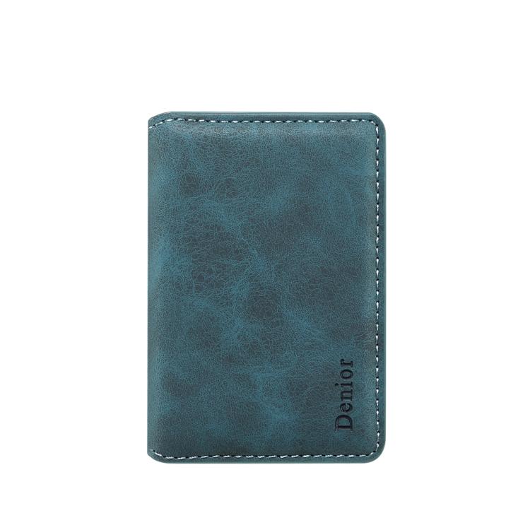 Denior V18 Magsafe Wallet Retro Texture Leather RFID Photo Frame Card Holder Bag