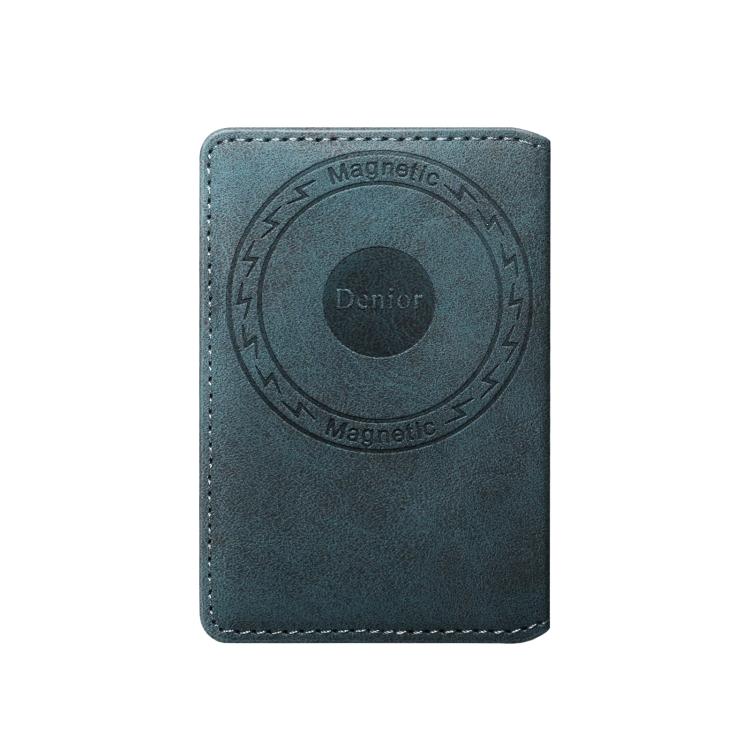 Denior V18 Magsafe Wallet Retro Texture Leather RFID Photo Frame Card Holder Bag